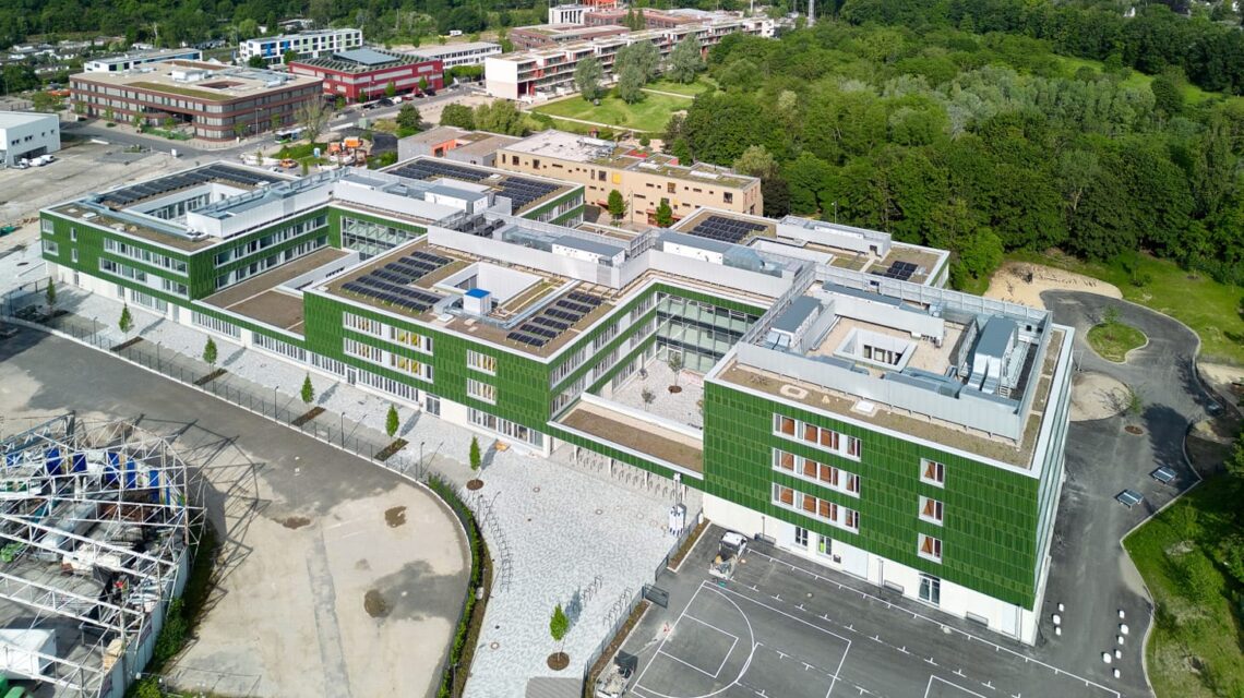 Vogelperspektive Gesamtschule Wasseramselweg Köln